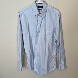 Nordstrom light blue trim fit dress shirt